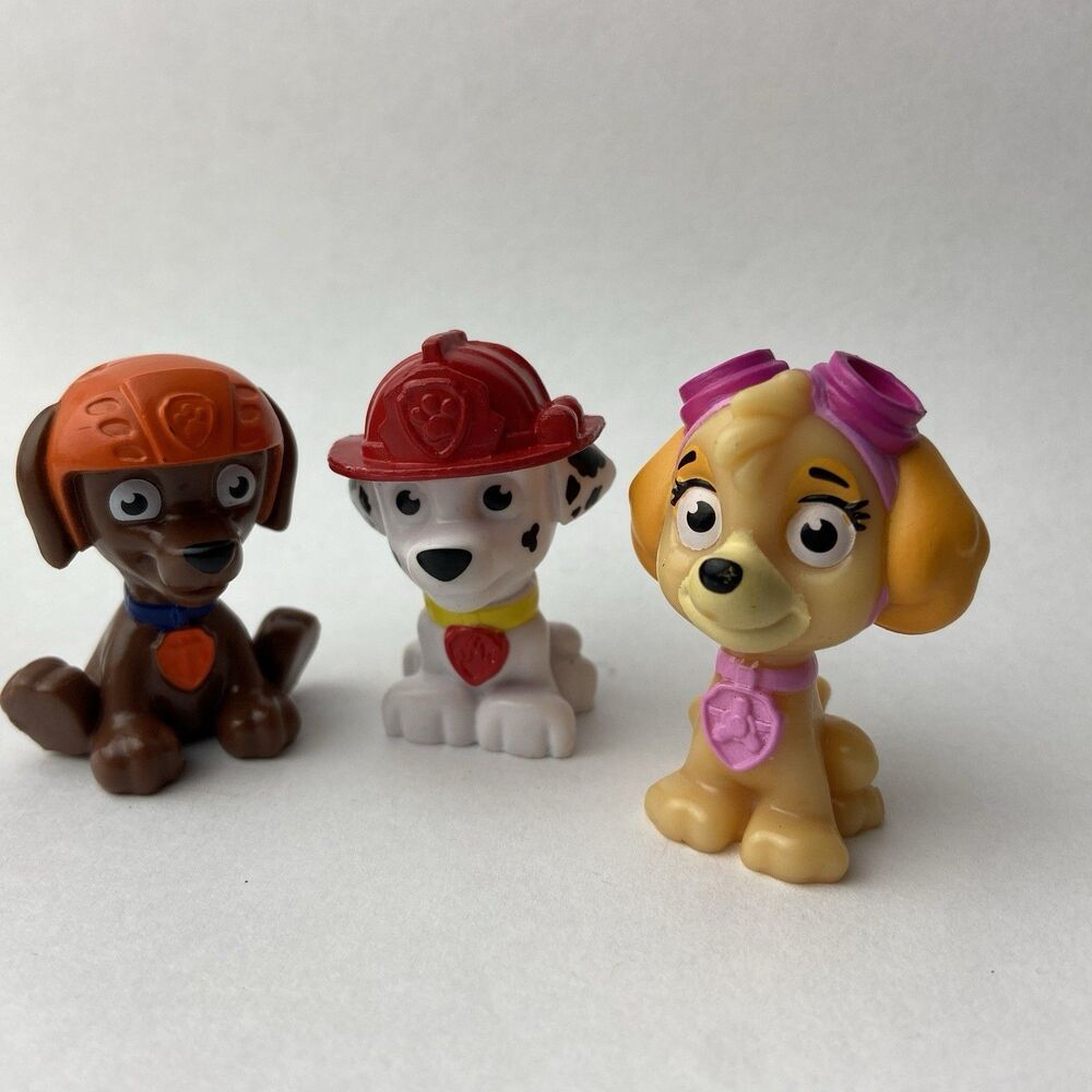 Paw Patrol Mini Figure Lot 2" Toy Cake Topper Lot Of 3 - Picture 2 of 9